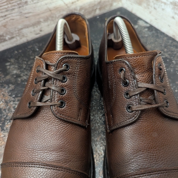 Mens Allen Edmonds Tate Cap Toe Oxford Shoes Sz 9 D Used 3370 710831